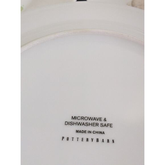 Set Of 4 Pottery Barn Hilltop Garden Bunny Easter Spring Rabbit 9" Plates Sketch - Picture 7 of 8